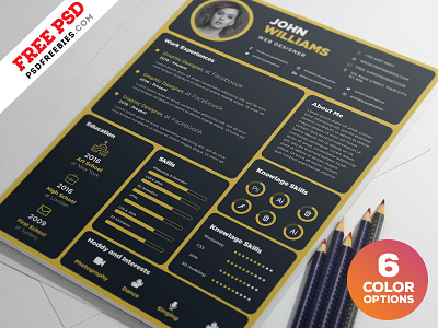 Designer Resume Template PSD Bundle creative creative cv curriculum vitae cv design designer reusme free psd freebies photographer photoshop psd resume