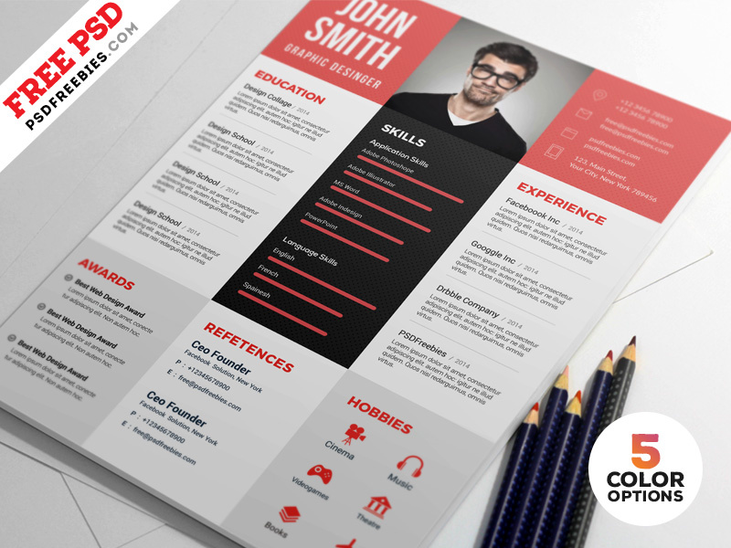 designer resume template free psd bundle by psd freebies dribbble designer resume templates free