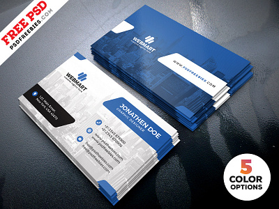 Clean Business Card Templates Psd By Psd Freebies On Dribbble