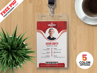 Office Id Card Templates PSD corporate design download employee id free free psd free template freebie id card id card design identity card office card office id card photoshop print psd psd template template