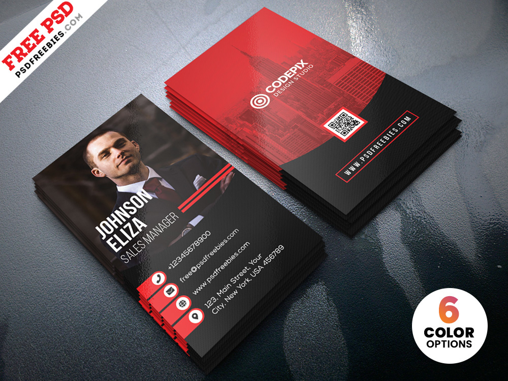 modern corporate business cards design psdpsd freebies