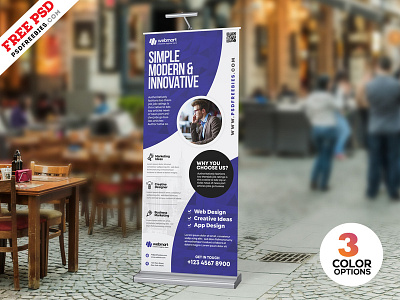 PSD Professional Roll Up Banner Design advertise corporate design download free free psd free template freebie photoshop print psd psd template roll up rollup banner standy template