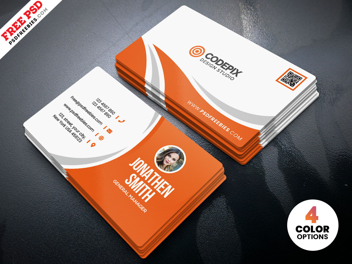 Simple Business  Card  Design  Free PSD  by PSD  Freebies on 