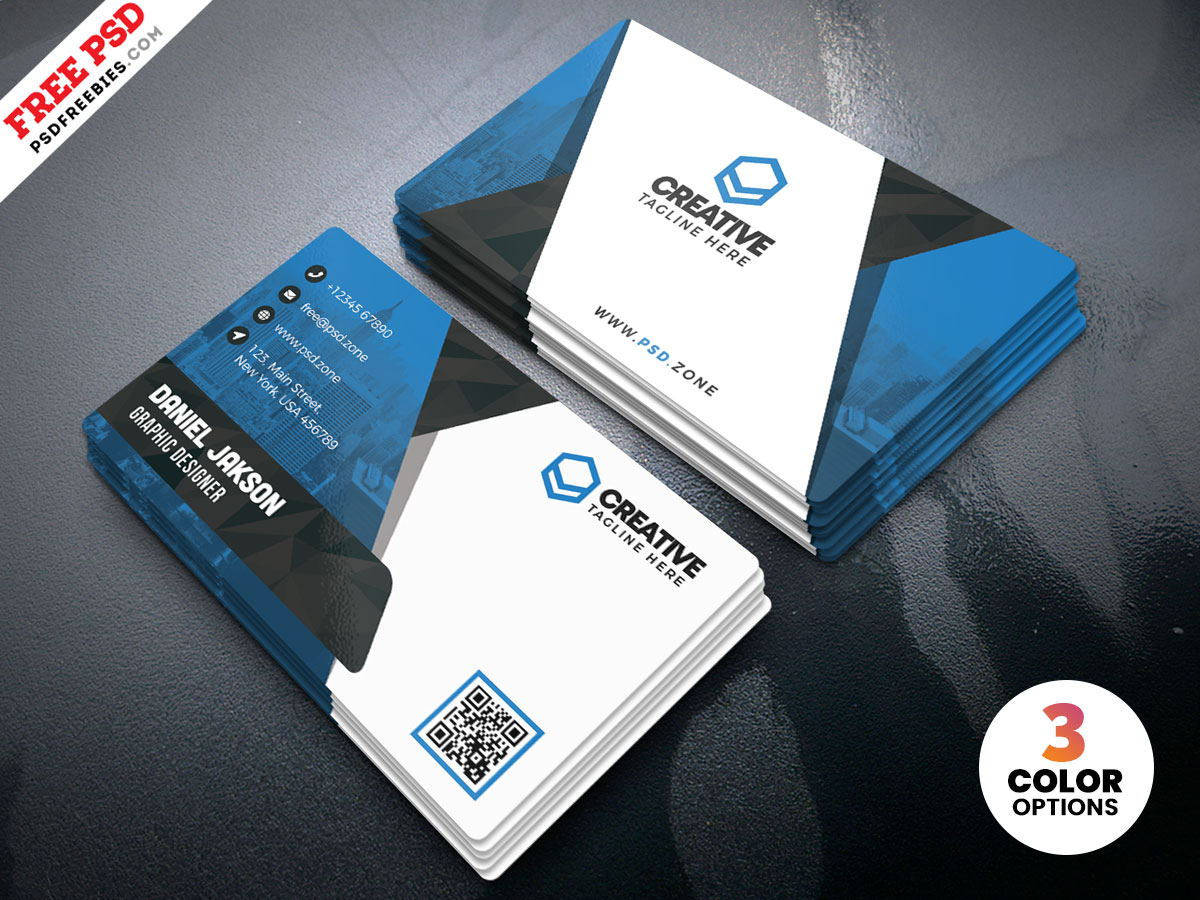 Business Card Design PSD Templates by PSD Freebies on Dribbble