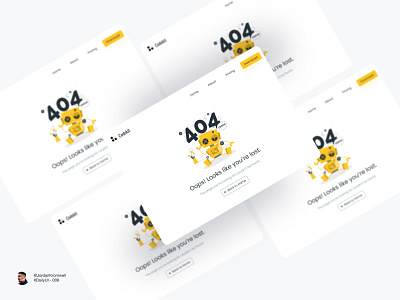 Daily UI 008 - 404 Page