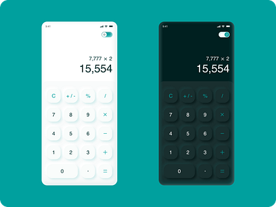 DailyUI #OO4 - Calculator