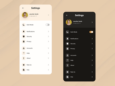 Daily UI #007 | Setting