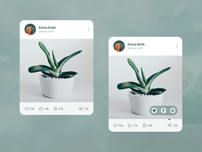 Daily UI #010 - Social Share dailyui design design challenge design inspiration dribbblers ui design