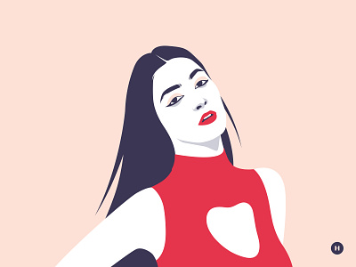 MVP 3 2d adobe adobe illustrator artwork character clean color design digital illustration dribbble fashion flat girl graphic design hot illustration portrait vector vector art woman