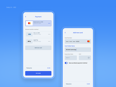 Card Checkout | Daily UI :: 002