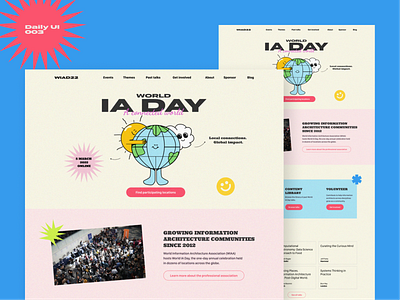 Landing page | Daily UI :: 003 daily ui dailyui landing wiad wiad22