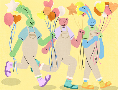 balloon artwork characterdesign illustration