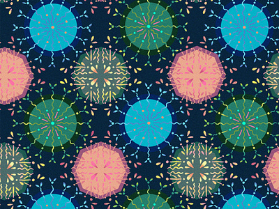 fireworks pattern