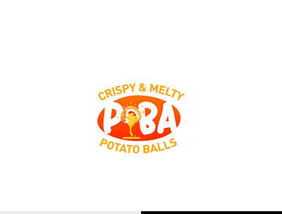 Potato Ball Logo Design branding design icon illustration logo modern logo potato ball potato icon typography vector