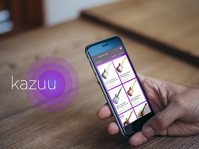 Kazuu music app guitar listing music