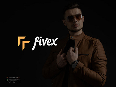 fivex brand logo clothing brand logo creative logo logo logo design milimalist minimal logo