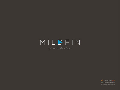 MILDFIN brand logo creative logo design logo logo design milimalist minimal logo