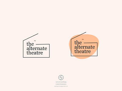 the alternate theatre brand logo creative logo design logo logo design milimalist minimal logo