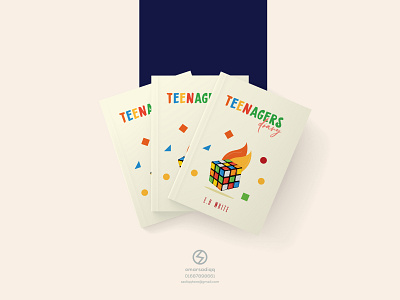 teenagers diary cover book book cover concept cover design kids magazine minimal teen