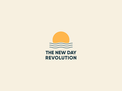 THE NEW DAY REVOLUTION abstract brand logo design hope illustration logo minimal minimalist modern new