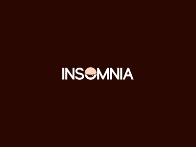 insomnia branding coneptual creative logo creative word icon logo word design wordmark