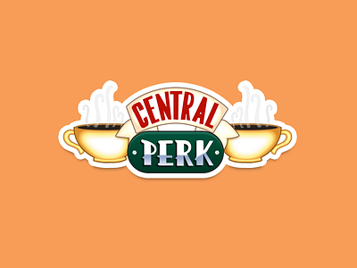 Central Perk [Sticker mule]