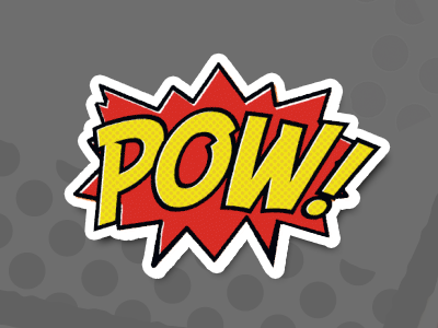 Pow [Sticker Mule] comic pow sticker sticker mule