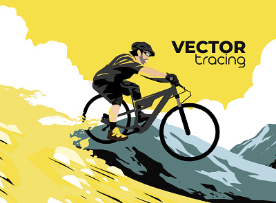 Vector tracing design graphic design illustration logo tracing vector vector tracing