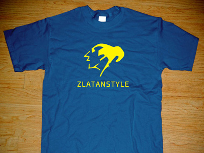 Zlatanstyle Illustration/T-Shirt apparel blue clothing design football ibrahimovic illustration illustrator paris psg soccer sports sweden t shirt yellow zlatan zlatan ibrahimović