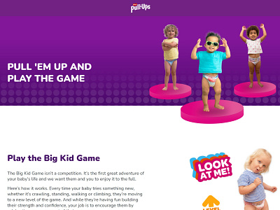 Huggies Pull-Ups "Big Kid Game"