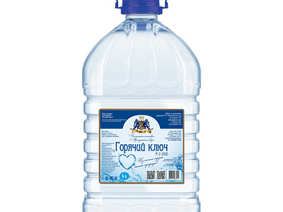 Water label design branding design logo vector