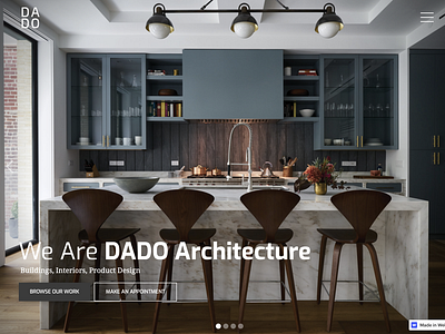 DADO Architecture - Website agency website ux design web design web development webflow