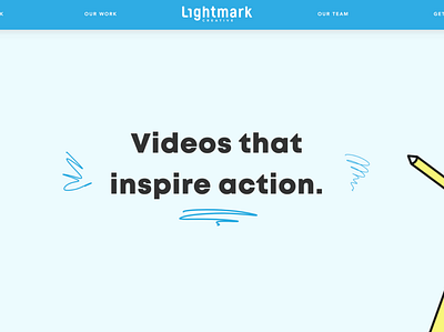 Lightmark Creative agency website creative agency design ecommerce website illustration ux design web design web development webflow