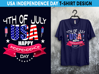 4th July USA independence day T-shirt design branding creative t shirt design graphic design independence day independence day t shirt modern t shirt design t shirts typography