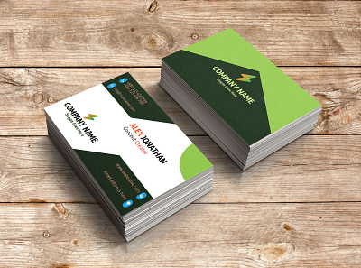 Standard Business Card Design business card card design graphic design minimal ist office official print