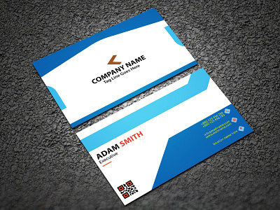 Corporate Business Card Design business card card design graphic design minimal ist official