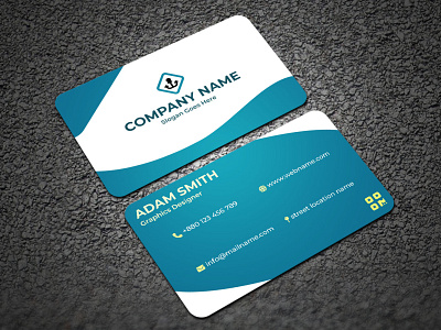 Business Card Design business card card design graphic design illustrator minimal ist official ptint standard