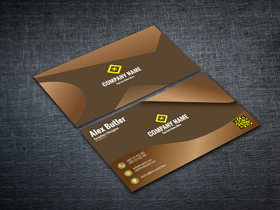Business Card Design Template business card card design graphic design illustrator minimal ist official print print ready standard