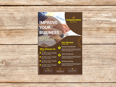 Corporate Flyer Design business company coporate flyer graphic design illustrator official print