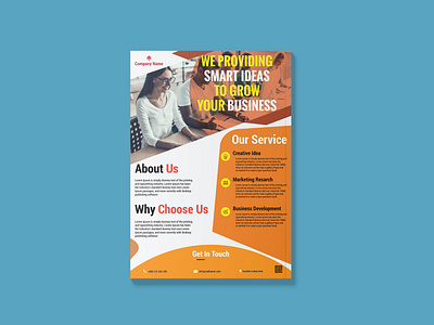 Company Business Flyer Design business business flyer company corporate design flyer graphic design official print