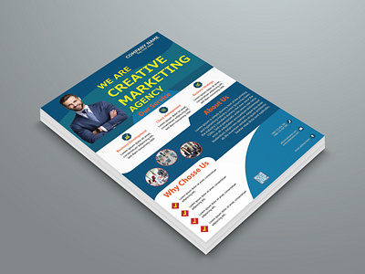 Corporate Marketing Flyer Design business business flyer company corporate design flyer graphic design marketing official print