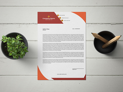 Official Letter Head Design a4 design graphic design letter letterhead official print