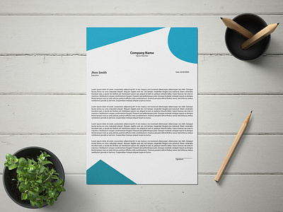Letterhead Design design graphic design letter letterhead letterhead design minimal ist office official print