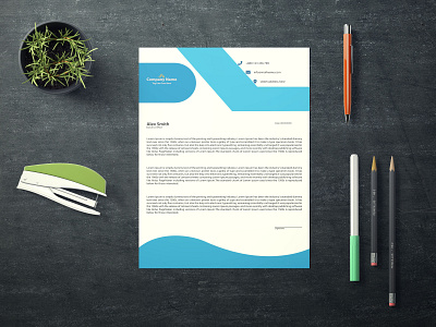 Letterhead Design Template