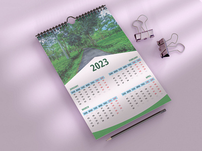 Wall Calendar Design Template