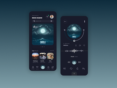 Design concept for mobile player.