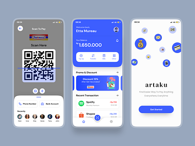 artaku • E-wallet App