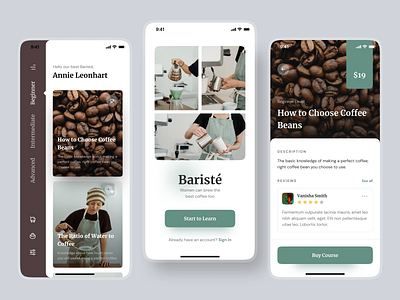 Baristé • Online Course App