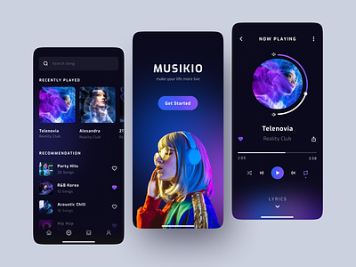 MUSIKIO • Music Streaming App
