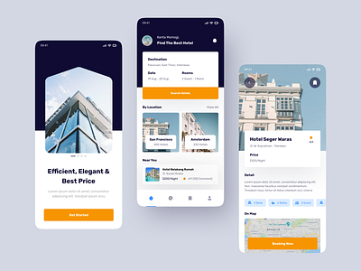 Hotel Booking Apps 🏨 by Viola Dwi 🖖 for 10am Studio on Dribbble